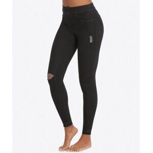 Excellent condition Spanx black denim legging